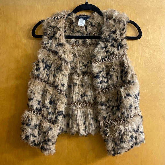 Leopard Rabbit Fur Vest - Picture 4 of 5